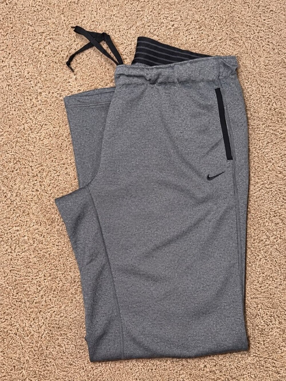 Nike Sweatpants Women's Large Lilac Straight Leg Drawstring